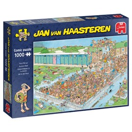 Jan Van Haasteren 20039 AB in den Pool - Puzzle (1000 Piezas), Multicolor