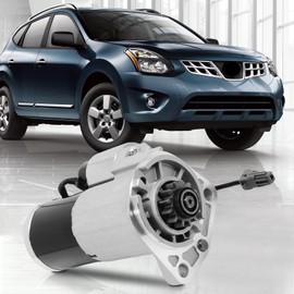 23300-ET80A Starter Motor for Rogue 2008-2013, Rogue Select 2014-2015, Sentra (SE-R Submodel) 2007-2012 L4 2.5L 12V 1.7KW 13 Teeth Clockwise, Replace 19061N 23300-ET80B