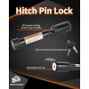 Metoware Trailer Hitch Lock - 5/8" Dia Locking Receiver Pin,