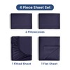 4 Piece King Size Bed Sheets Set | King Size