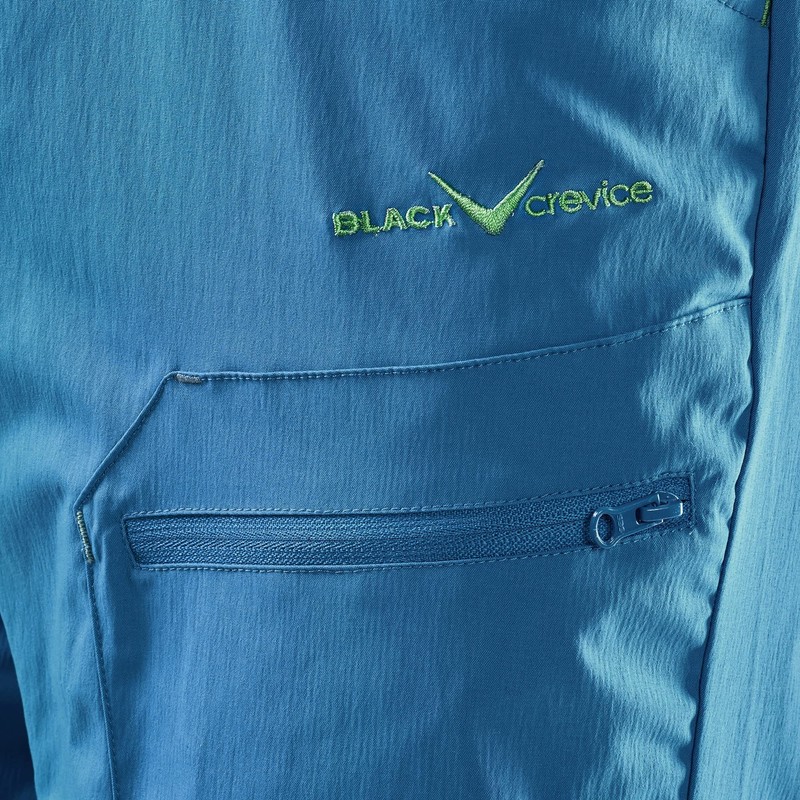 Black Crevice Herren Trekking Shorts, blau, L