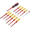 BGS 35814 VDE Screwdriver Set with Interchangeable Blades 13 Pieces