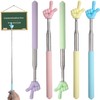 STSTR 5 pcs Pointer Finger Sticks, 5 Macaron Colors Retractable