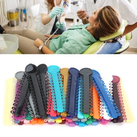 Lazos de Ligadura de Elásticos Dentales, 40 Piezas de Ligadura de Dientes Lazos Dentales Suministro de Brackets de Ortodoncia Accesorios