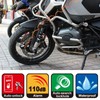 Motorcycle Alarm Disc Brake Lock, BT Unlock Replaceable Alarm Module,
