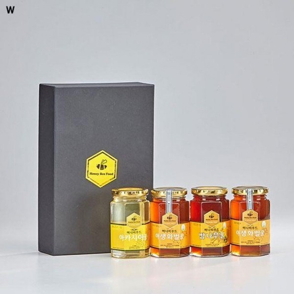 Daedong Honey Gift Set 300g 4 types Acacia Tea Talk Farm Honey Honey Set [DM] / 대동 허니 선물세트 300g 4종 아카시아 티톡 농원 꿀 꿀세트[DM]