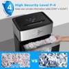 BONSEN 16-Sheet Heavy Duty Paper Shredder for Office, 60-Minute Running