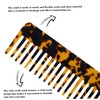 Baluue 2 Pcs Wide Tooth Hair Comb Detangling Comb for