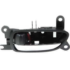 Evan Fischer Front Driver Side Interior Door Handle Compatible with 2006-2015 Lexus IS250 Fits 2006-2015 Lexus IS350 Fits 2007-2011 Lexus GS350 Inside Chrome Lever and Black Housing (Orchid Brown)