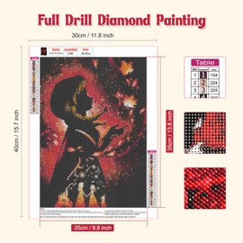 NAIMOER 6 Packs Princess Diamond Painting Kits for Adults, 5D DIY Cartoon Diamond Painting Kits Full Drill Diamond Paintings Disny Cartoon Diamond Art Crafts for Adults 12X16inch