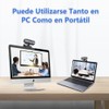 ZZCP Webcam con Microfono para PC,Camara Web para PC HD