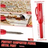 Hiboom 3 Pack Solid Carpenter Pencil with Pencil Cap and