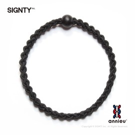 annieu Hair Rubber Hair Accessory Bracelet [Hairdresser Designed] Annu (Black)