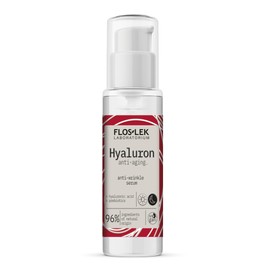 Floslek HYALURON Anti-Wrinkle Serum for face, neck and décolleté | Natural Cosmetics | Anti-aging effect | Hyaluronic acid and Prebiotics | 30 ml