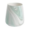Marble Green Toothbrush Holder for Bathroom - Ceramic Tooth Brushing