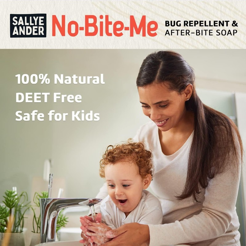 SallyeAnder No-Bite-Me Soap - Bug Repellent Soap - 1 Bar
