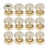 500set Metal Studs Rivets 8mm DIY Iron Double Flat Uniform