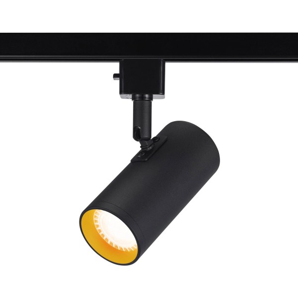Pro Track Black 8.5 Watt LED Cylinder Lightolier System Track