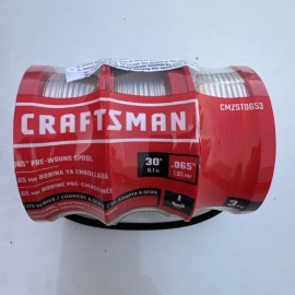 Craftsman 2 RollsCraftsman Genuine String Trimmer Line .065"  6-Pack Pre Wound Spools 30'