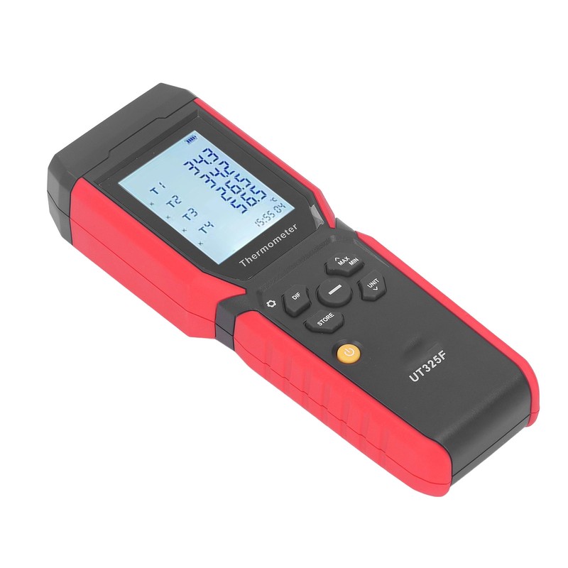 Temperature Thermocouple Thermometer High Accuracy 4 Channel Digital Thermometer for