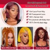 FJsuprise 12 inch 99j Burgundy Bob Wigs Human Hair Pre
