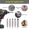 Varlldibao Gift for Man-10 PCS Damaged Screw Extractor Set,6 PCS