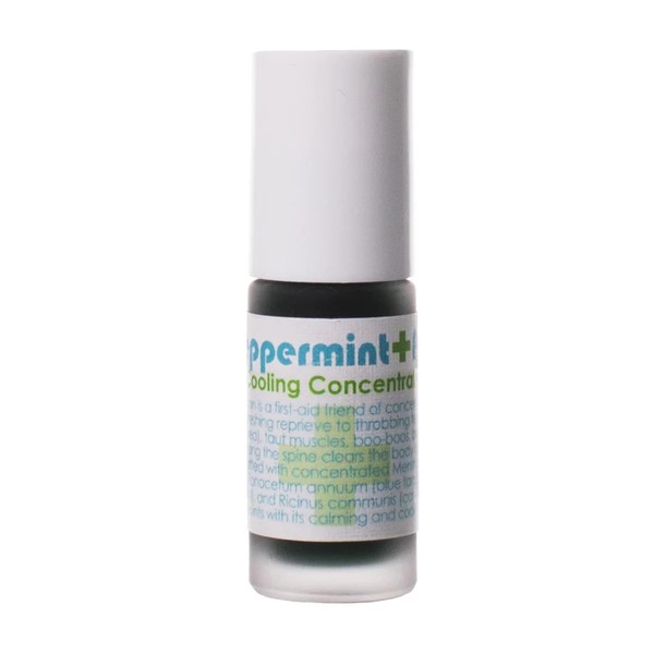 Living Libations - Organic Peppermint Pal Roll-On Essential Oil Blend | Natural, Wildcrafted, Vegan Clean Beauty