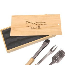 Bespoke Adventure Essentials Collection BBQ Grill Set - Must-Have for Any Outdoor Enthusiast