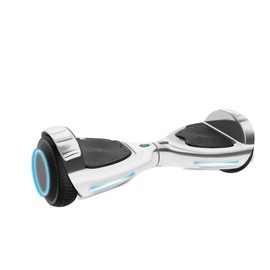 Hoverboard with Speaker – 6.2mph Top Speed, Chrome Finish, for Kids Ages 8+ and Up to 176lb Weight Capacity