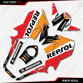 Factory EFX Repsol Graphic Decal kit fits Honda Grom 125 2013 2014 2015 2016 MSX125 UK only