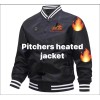Hot-Bat Sports baseball softball pitchers Heated jacket left arm throw.