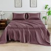 LIFCOM Satin Sheets Twin Size Bed Set,Similar to Silk Sheets,3Pcs