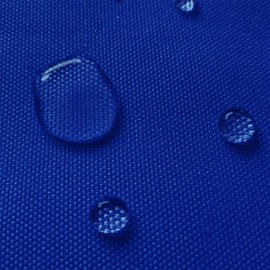 GeeComfy Waterproof Canvas Fabric by The Yard 58" W 600D Upholstery Polyester Material Indoor Outdoor Water Resistant Fabric for Chair Cushion Furniture Cover Sewing DIY Cloth, 1 Yard Royal Blue