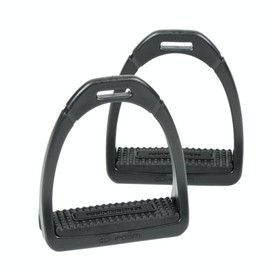 Shires Compositi Adult Premium Profile Stirrups: Black