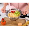 Royal Cuisine Set of 2 Stainless Steel Colanders with Loop