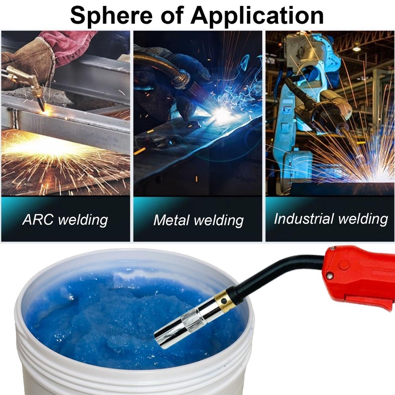 Weiiaihua Anti-Spatter Welding Nozzle Gel, Non-Flammable Tip Cleaner for Mig