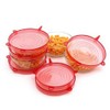 Silicone Stretch Lids Set of 6, Universal Food Storage Covers,