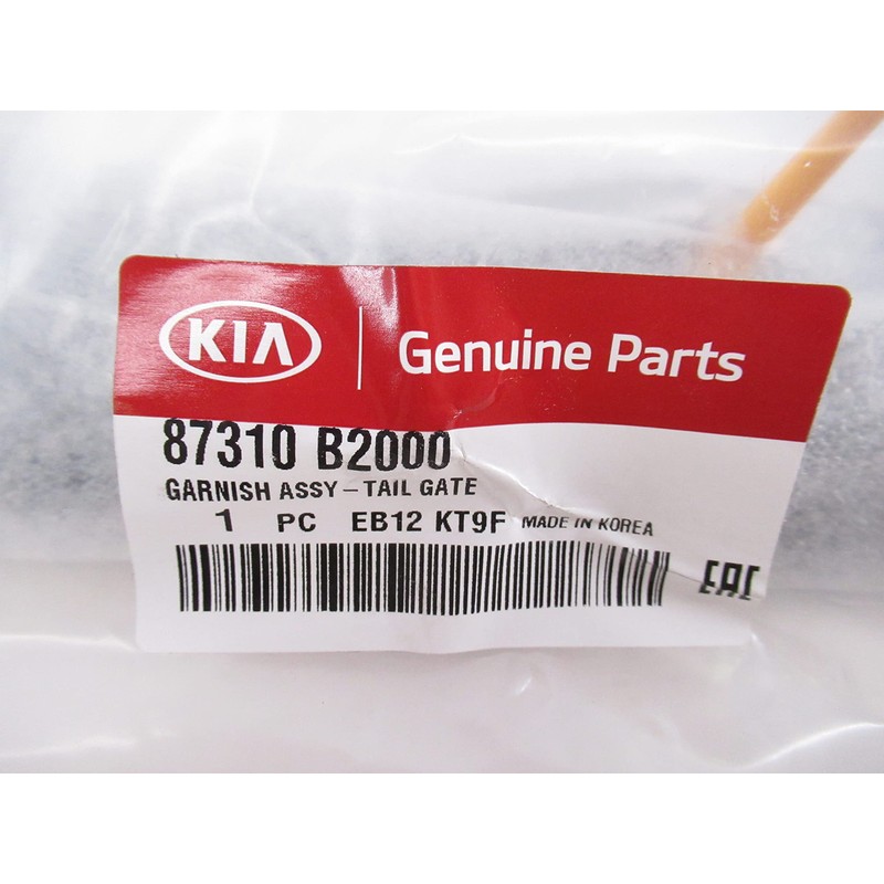 Genuine OEM Kia Garnish Assy-Tail Gate 87310B2000 87310 B2000