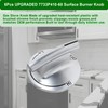 WUVYFWN 6Pcs Upgraded 7733P410-60 Surface Burner Knob,Gas Stove knobs Replacement