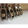 ~ 4pc ~ 1/2" x 5/32" SINGLE WHEEL BRASS SHEAVE