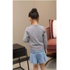 ZHUANNIAN Girls School Cardigan Long Sleeve Pearl Button Down Uniform