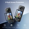 MYAKON Carrying Case for Insta360 X4 Accessories, Tempered Glass Screen