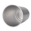 4pcs Camping Cups Black 350ml Outdoor Camping Portable Stainless Steel