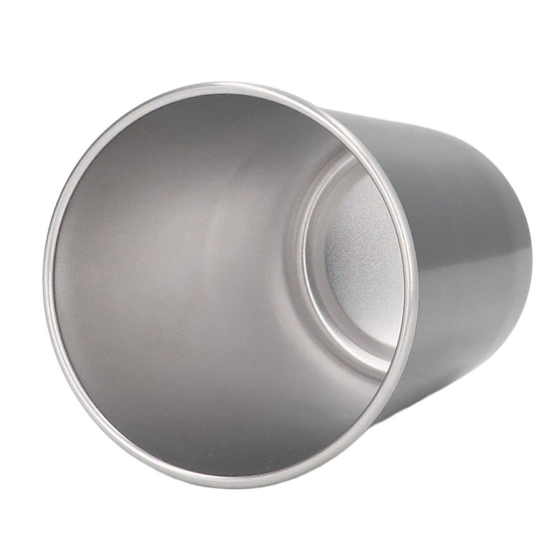 4pcs Camping Cups Black 350ml Outdoor Camping Portable Stainless Steel
