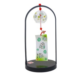 Yakushi Kiln Wind Chime, Tabletop, Small Edo (Pig)