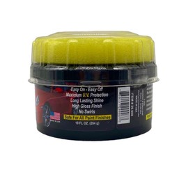 UCS It Just Works! Ultra Gloss Carnauba Car Wax Pre-Softened Formula 10 oz Carnauba Wax Car Polish for Car Detailing to Shine & Protect – Car Scratch Remover w/Micro Polishing Agents