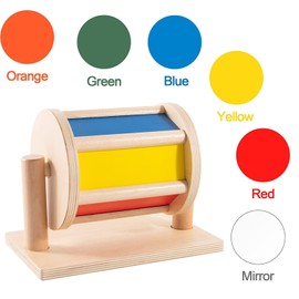 YAANI Spinning Drum, Baby Toys, Montessori Toys for Babies 6-12 Months, Sensory Toys for Babies, Baby Toys 6 Months Plus, Montessori Toys for 1 Year Old, Boys Toys, Girls Toys, Toddler Toys