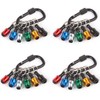 katerk 6pcs 1/4 inch Hex Shank Aluminum Alloy Screwdriver Bits