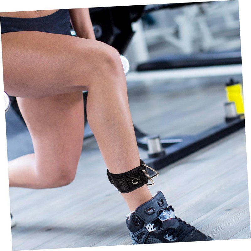 Totority 1Pair Fitness Ankle Straps for Cable Machines Gym Leg
