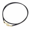 Silver One Faux Leather Choker Men's ra Black [Thin 2mm